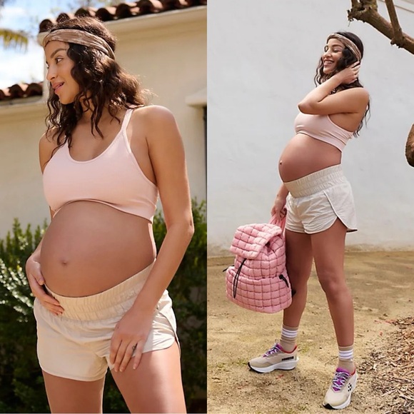 FP Movement x Hatch | The Way Home Maternity Shorts - Picture 1 of 5